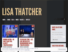 Tablet Screenshot of lisathatcher.com